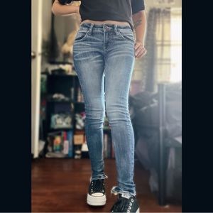 Super low rise jeggings